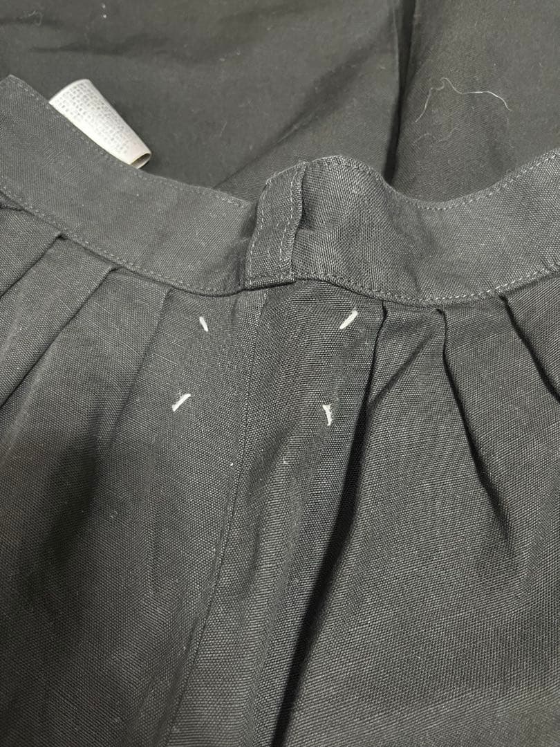 Maison Margiela ブラック トラウザーズ　スラックス　イタリア製