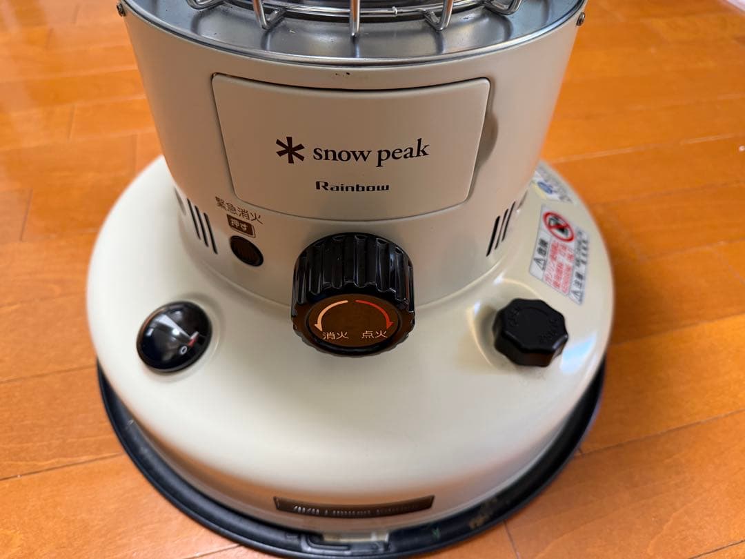 スノーピーク レインボーストーブ 2016ホヤ 2020本体 純正専用ケース付き