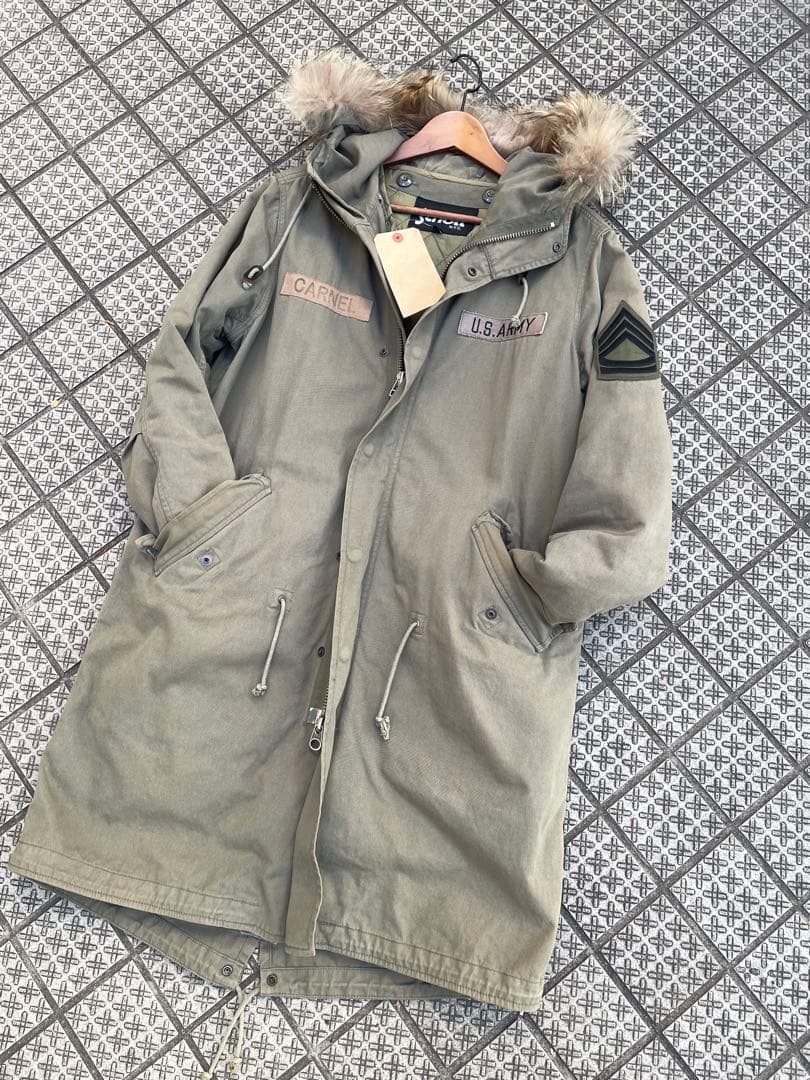 最安値シルエットＬサイズ‼️アメリカンラグシーSCHOTTミリタリーモッズコート