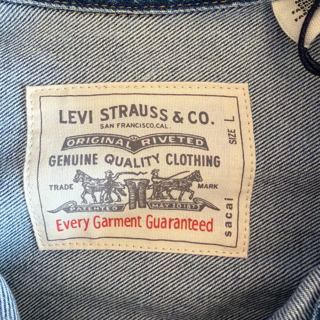 新品未使用　levi's × sacai デニム　セットアップ