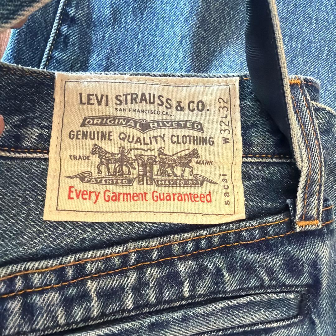 新品未使用　levi's × sacai デニム　セットアップ