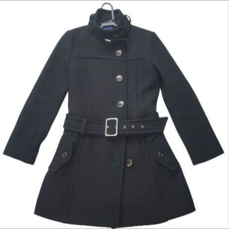 ✨極美品✨バーバリーブルーレーベル　アンゴラコート　ノバチェック　ブラック　М