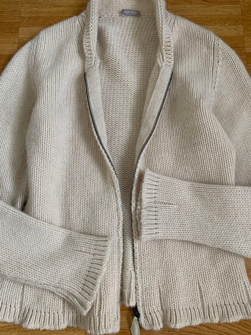 AGNONA 100%カシミア カーディガン イタリア製 ⭐️16