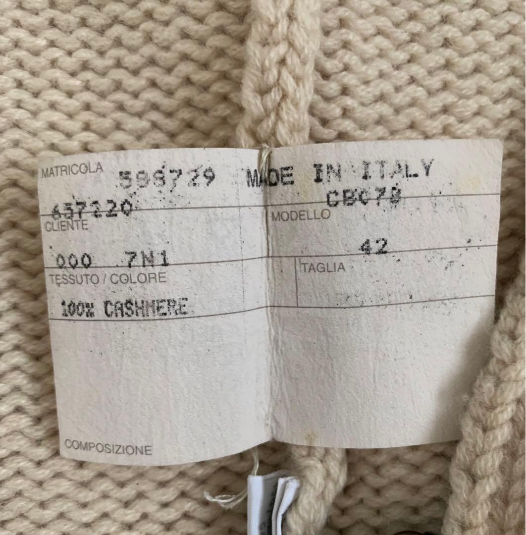 AGNONA 100%カシミア カーディガン イタリア製 ⭐️16