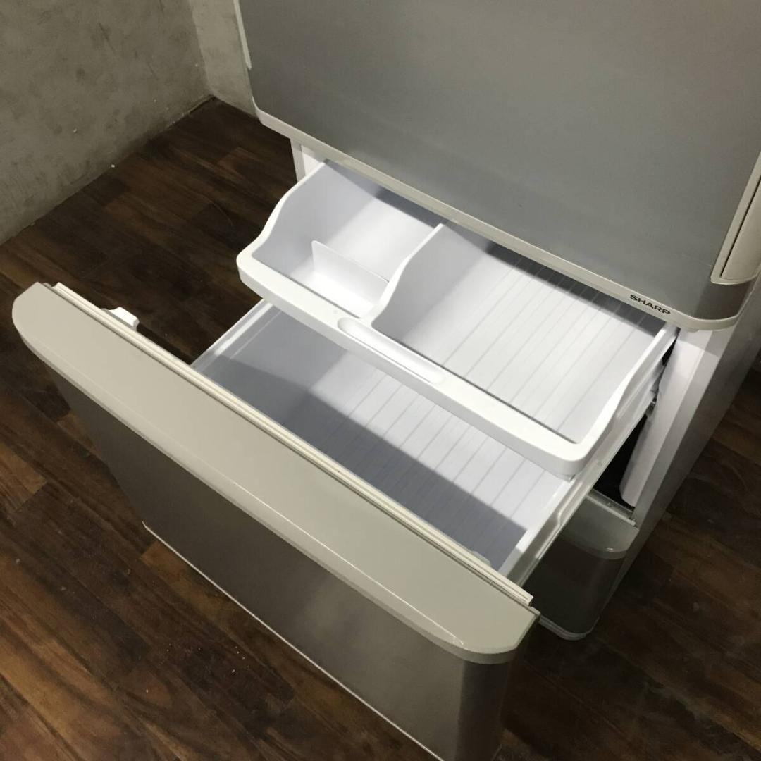 SHARP シャープ SJ-W351E-S ノンフロン冷凍冷蔵庫 3ドア