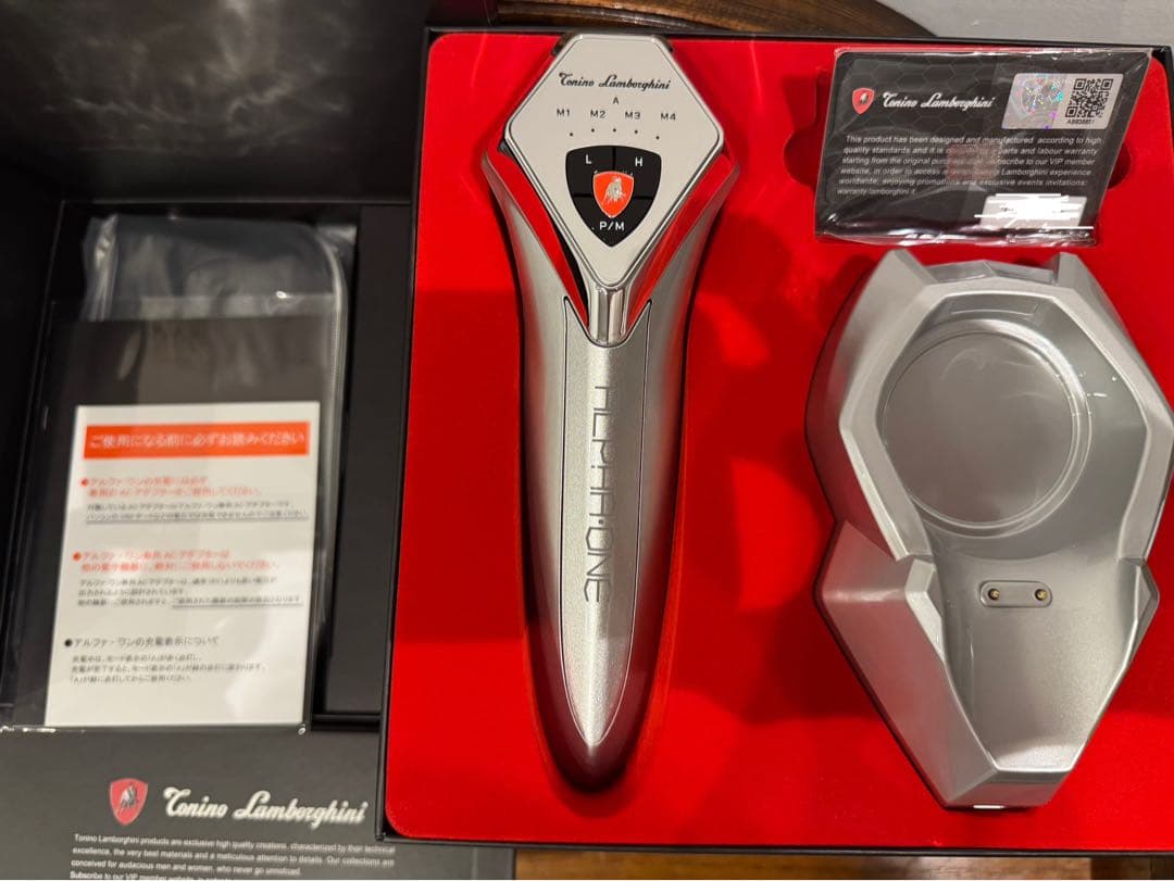 新品1年保証付Tonino Lamborghini ALPHA-ONE 美顔器