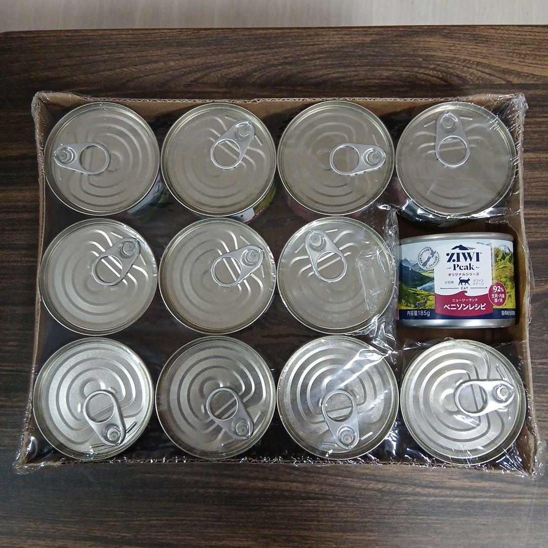 ZIWI PEAK キャットフード缶 ベニソン 185g×12缶