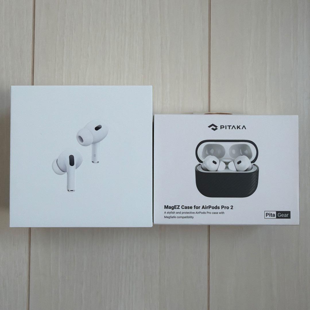 AirPods Pro 2 USB-C AppleCare+付き、ケース付き