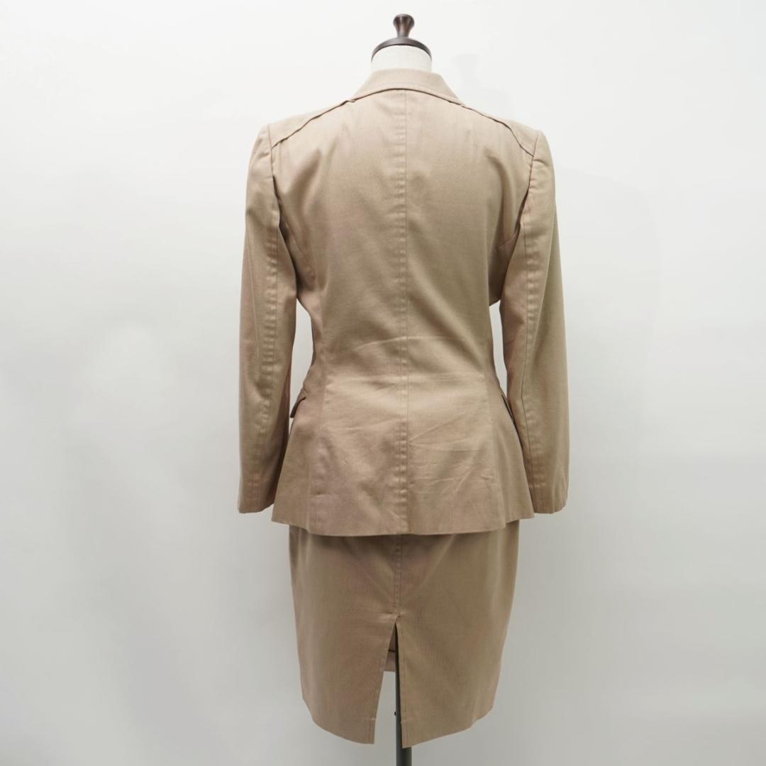 美品 GUCCI セレモニーセットアップスーツ ベージュ サイズ42*MC113