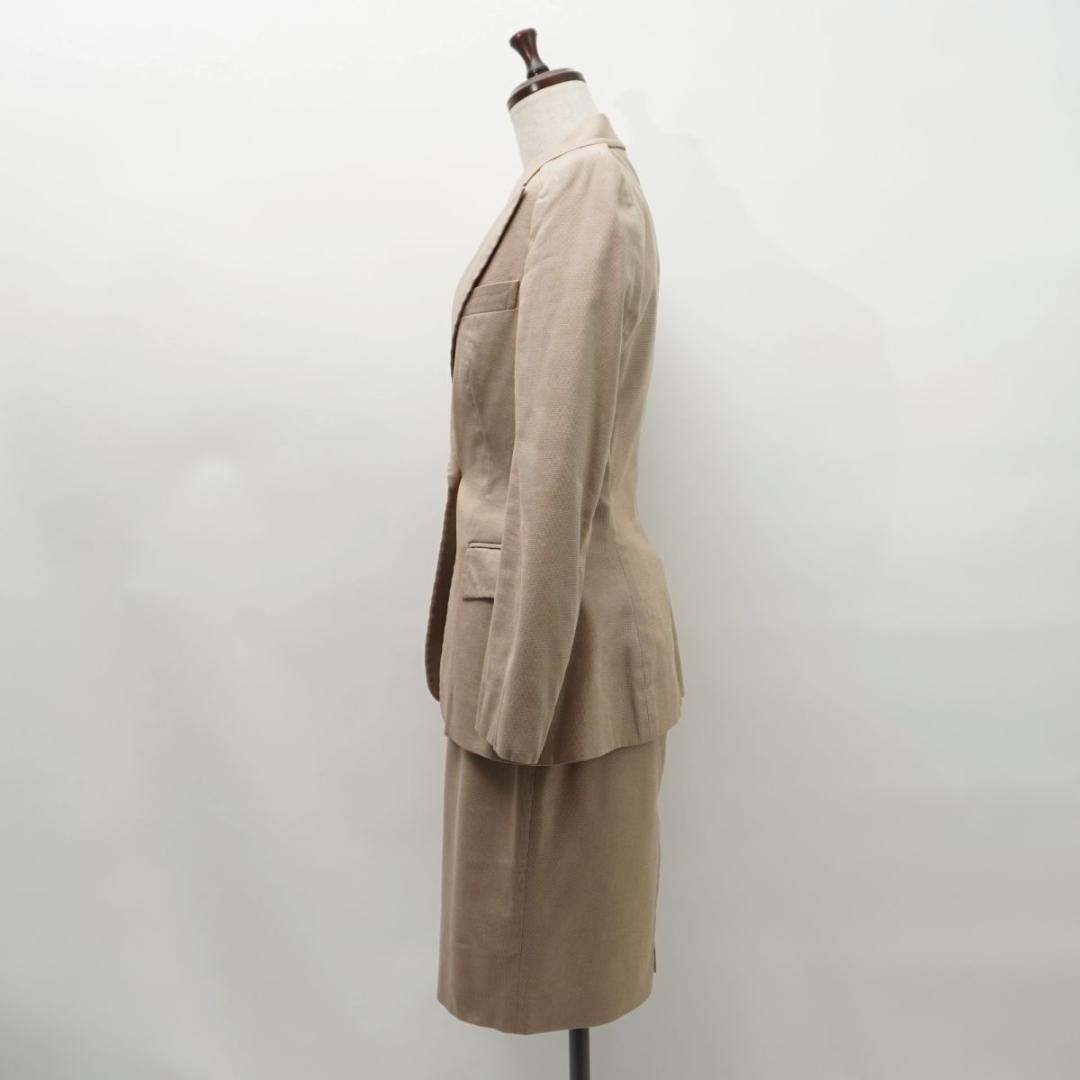 美品 GUCCI セレモニーセットアップスーツ ベージュ サイズ42*MC113