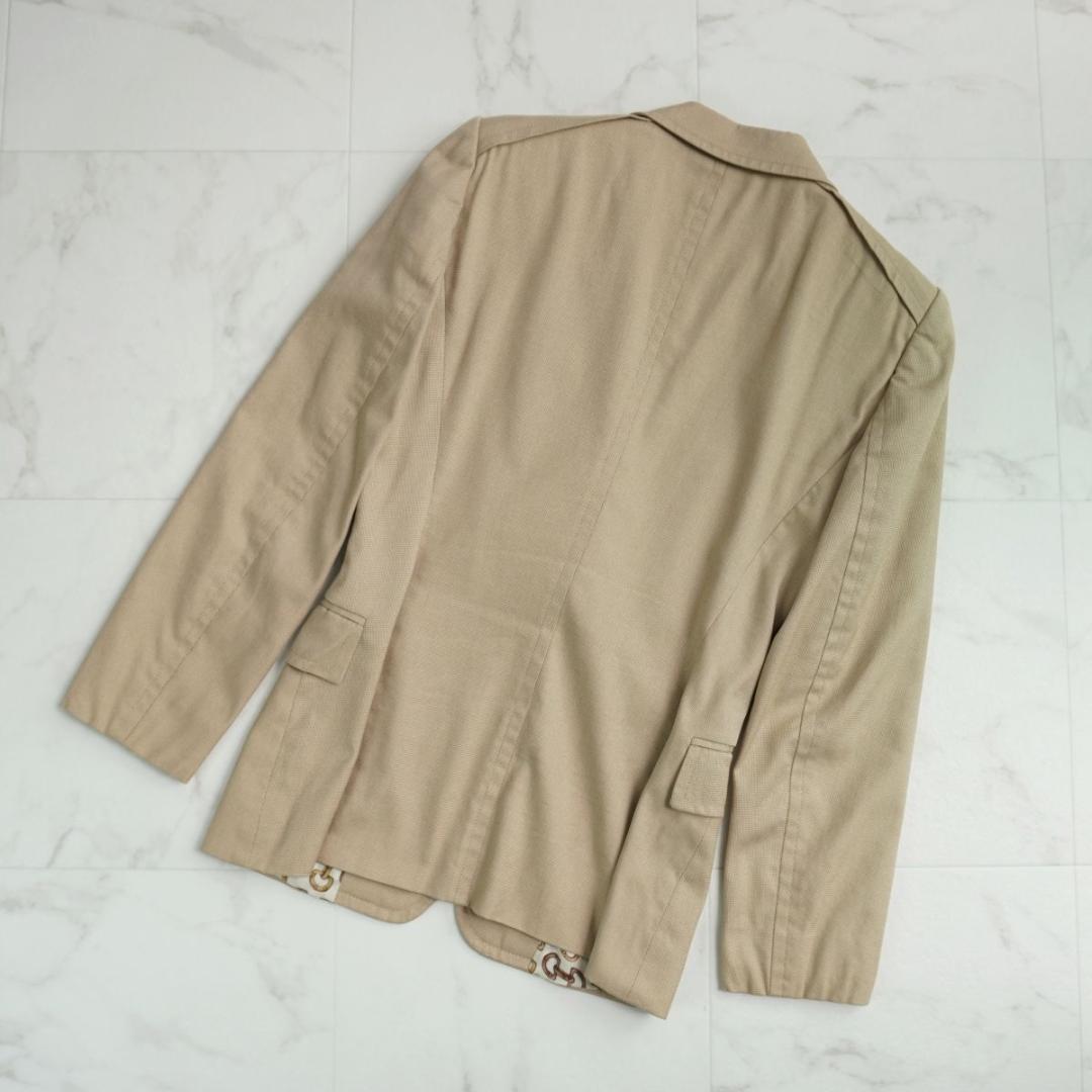 美品 GUCCI セレモニーセットアップスーツ ベージュ サイズ42*MC113