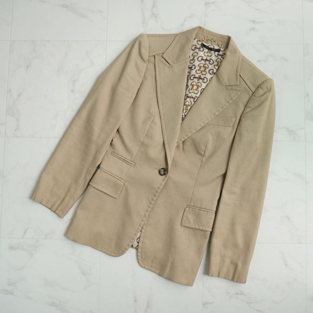 美品 GUCCI セレモニーセットアップスーツ ベージュ サイズ42*MC113