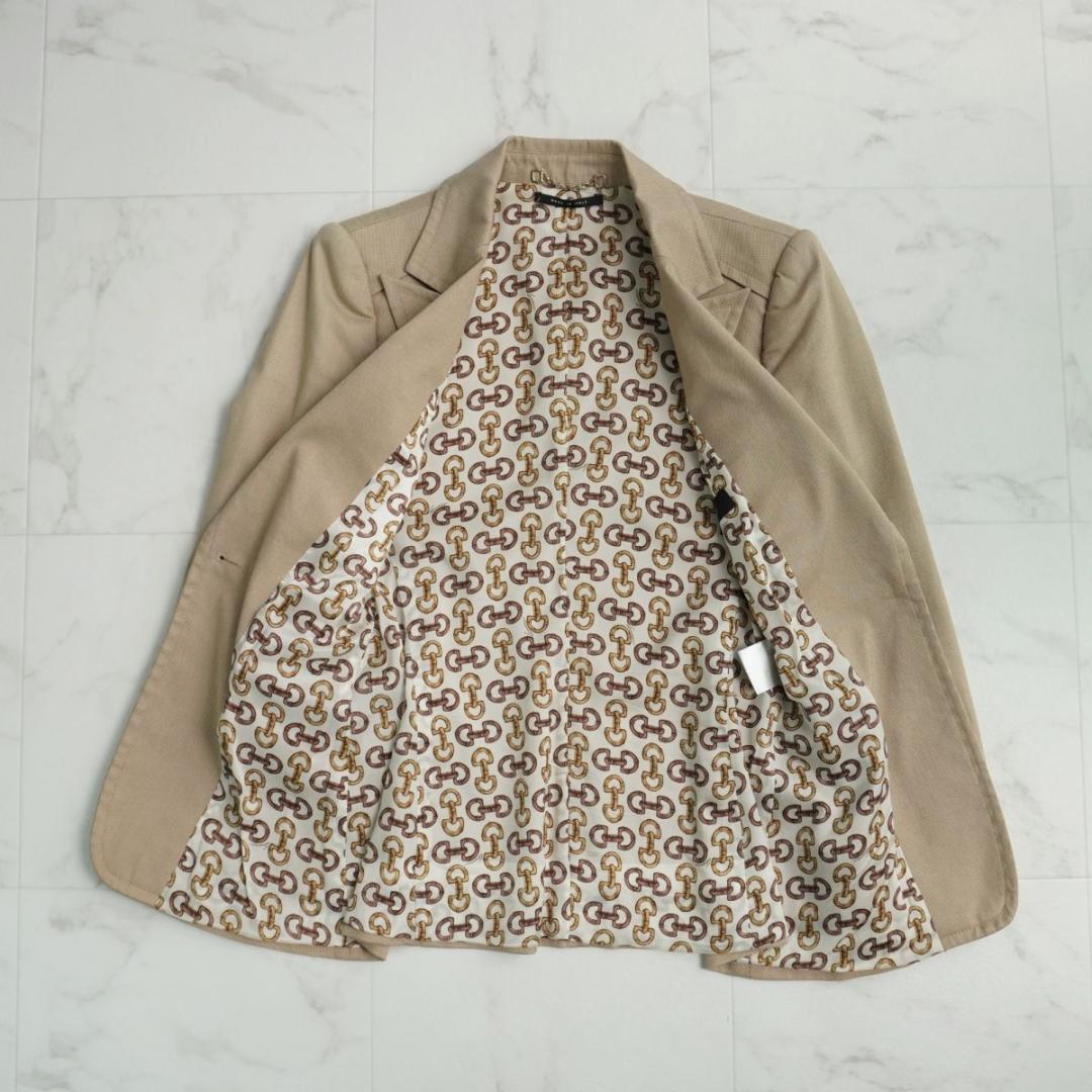 美品 GUCCI セレモニーセットアップスーツ ベージュ サイズ42*MC113