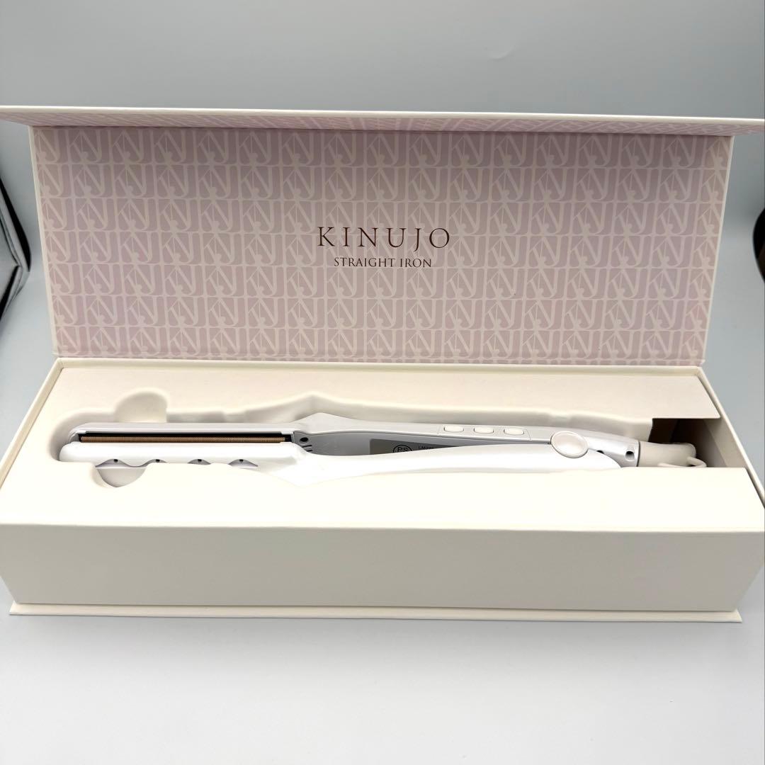 KINUJO ストレートヘアアイロン パールホワイト LM225