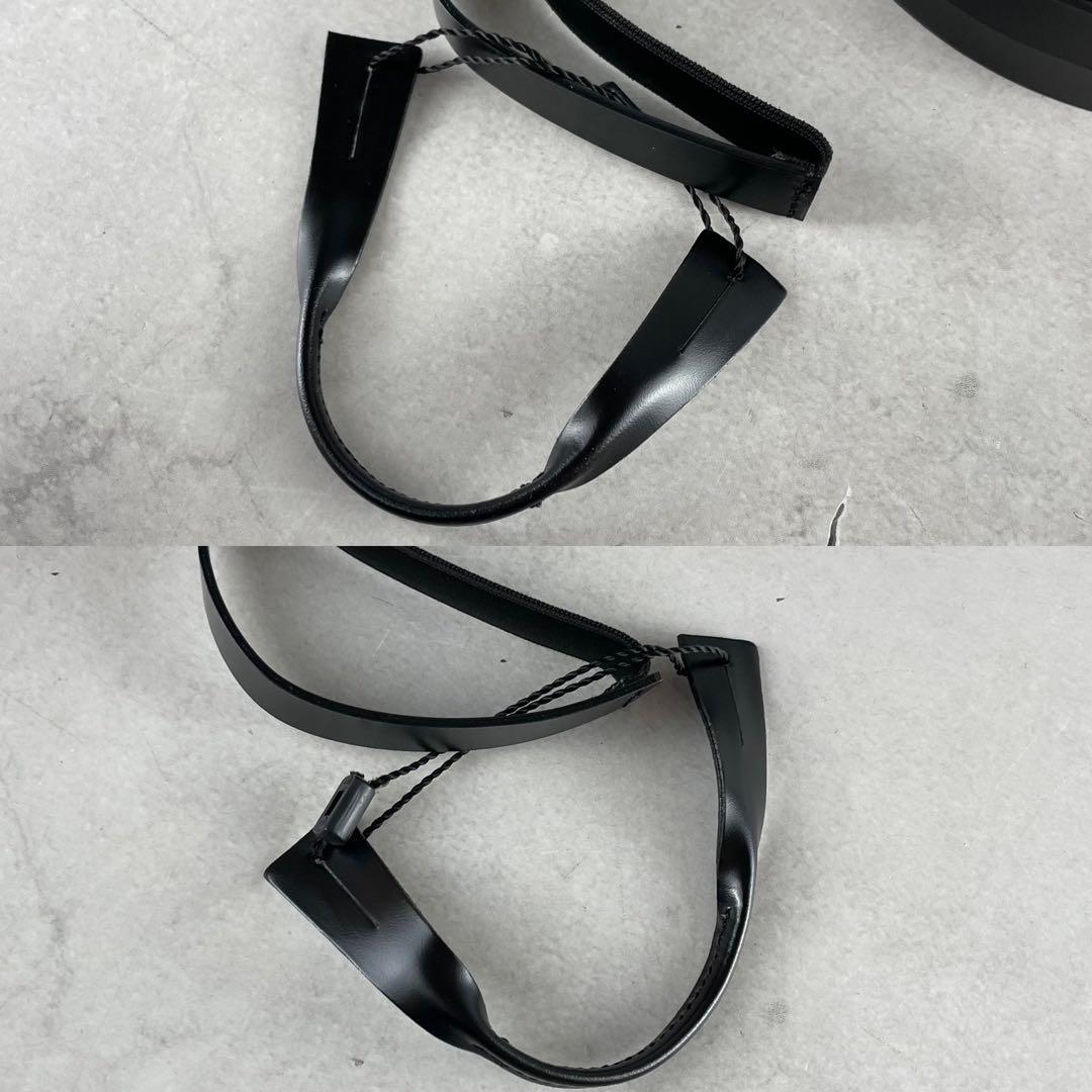 入手困難✨ GUCCI グッチ サスペンダー パテントレザー メンズ ブラック