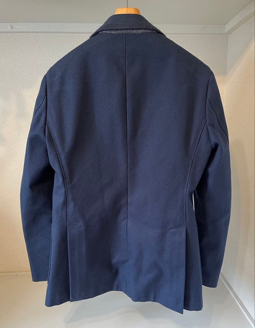 ETRO エトロ コットンツイルネイビー テーラードジャケット 48