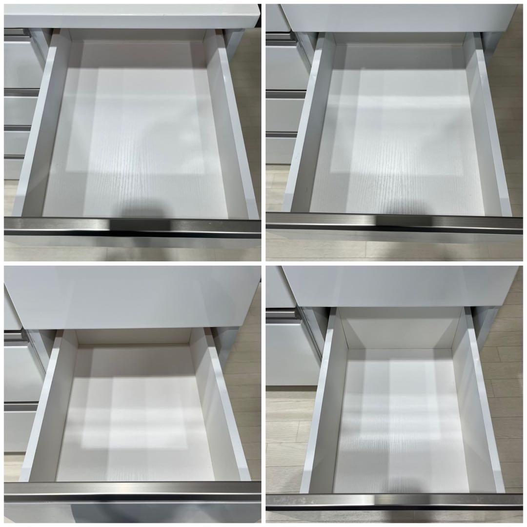 引取限定 NITORIキッチンボード 収納 棚 幅140cm 家具 My2077