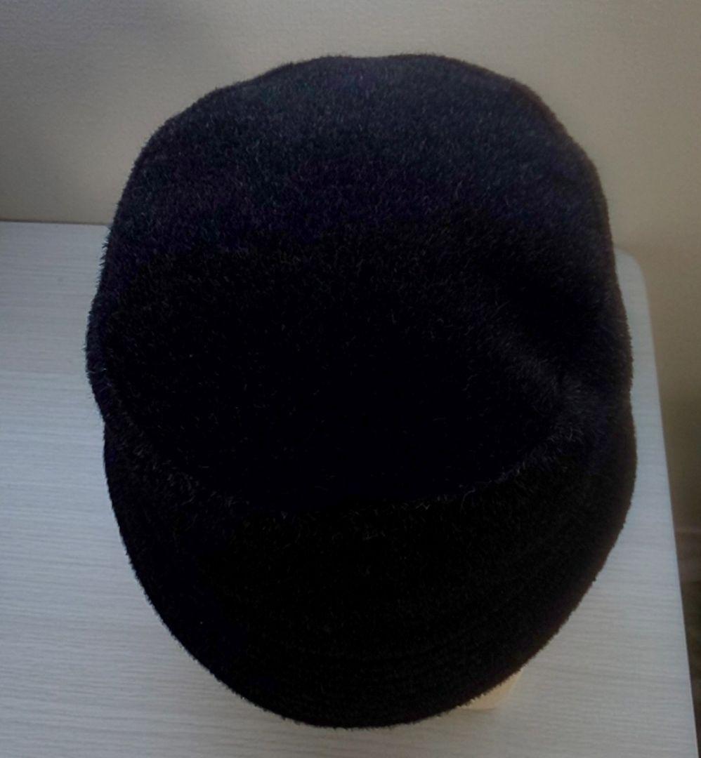 美品 KIJIMA TAKAYUKI アルパカ バケットハット 黒 サイズ3