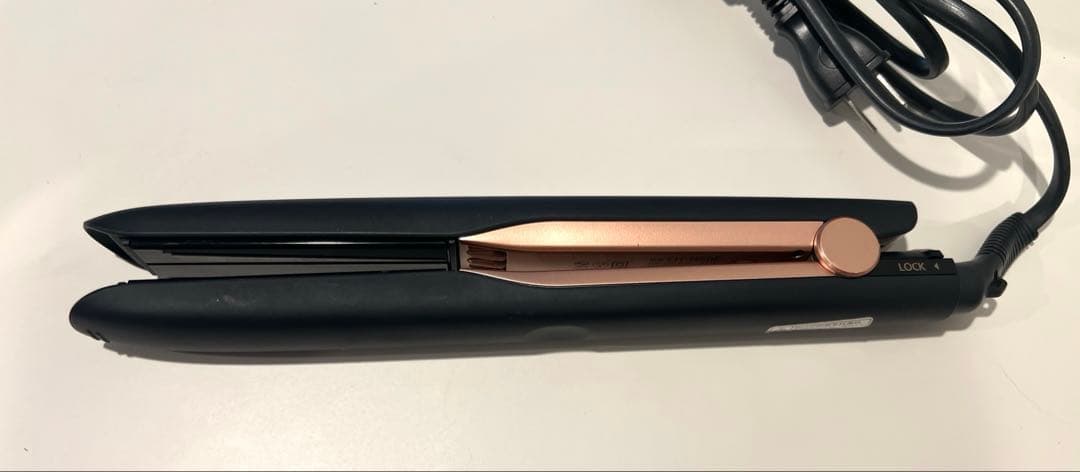 パナソニック ヘアーアイロンストレート用 ナノケア 黒EH-HSOE-K