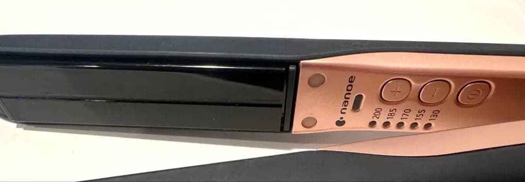 パナソニック ヘアーアイロンストレート用 ナノケア 黒EH-HSOE-K