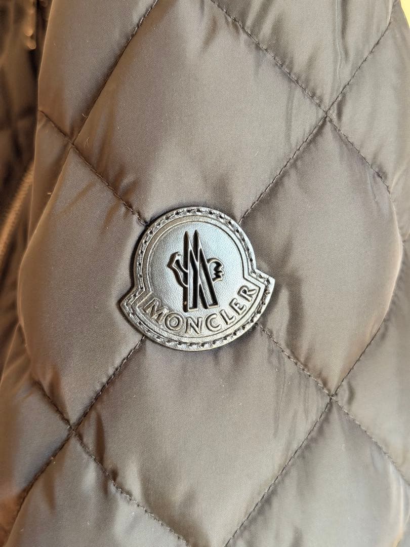 モンクレール BREITMAN ライダース ダウンジャケット 黒　サイズ 4