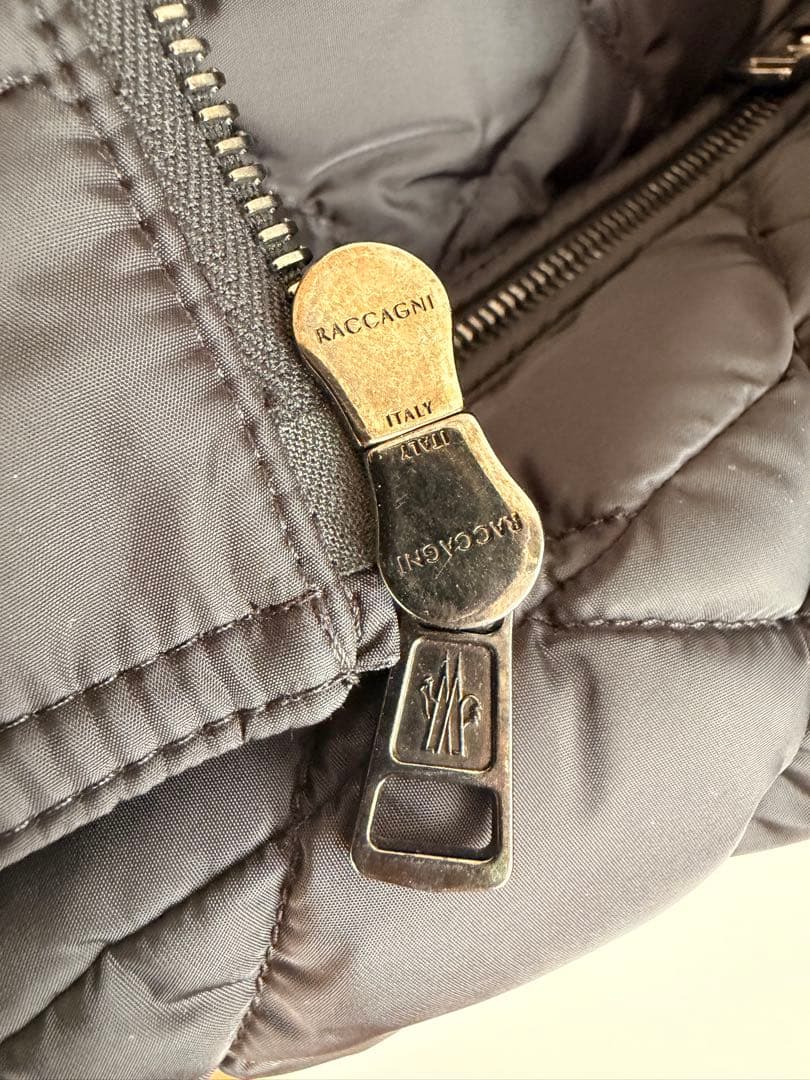 モンクレール BREITMAN ライダース ダウンジャケット 黒　サイズ 4