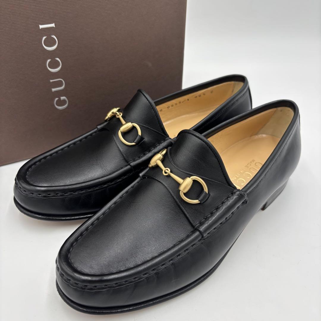 GUCCI グッチ ホースビット レザー ローファー 36 1/2 約23,5㎝