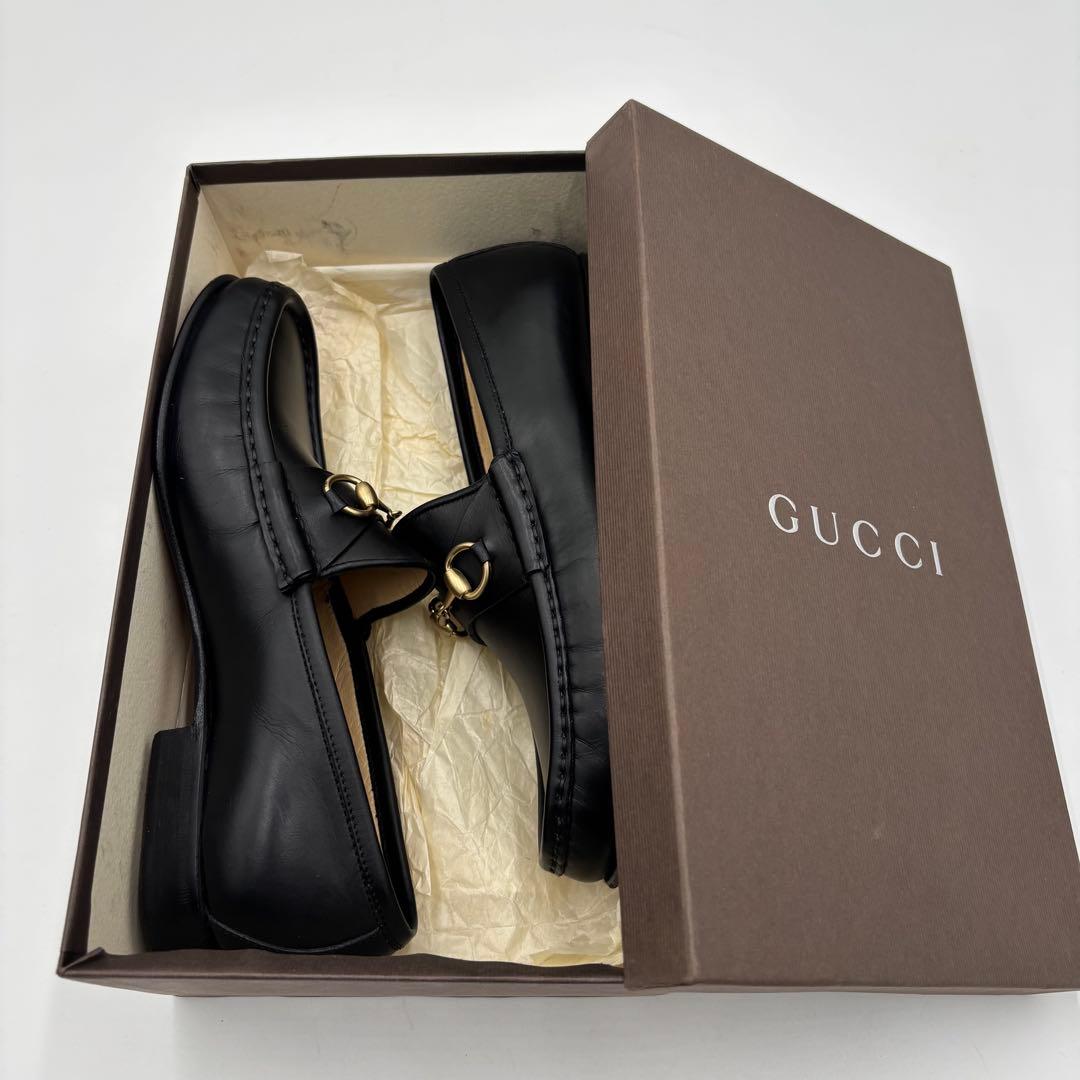 GUCCI グッチ ホースビット レザー ローファー 36 1/2 約23,5㎝