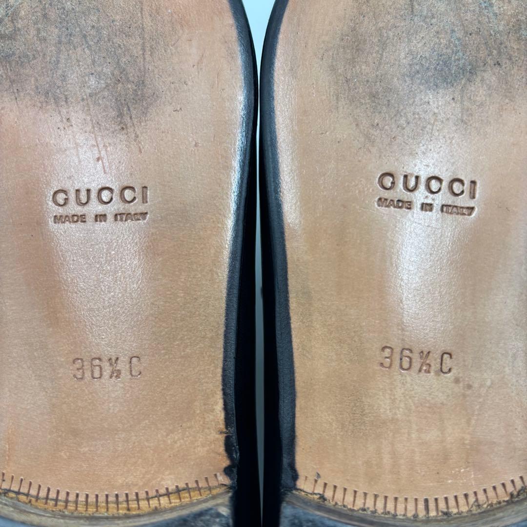 GUCCI グッチ ホースビット レザー ローファー 36 1/2 約23,5㎝