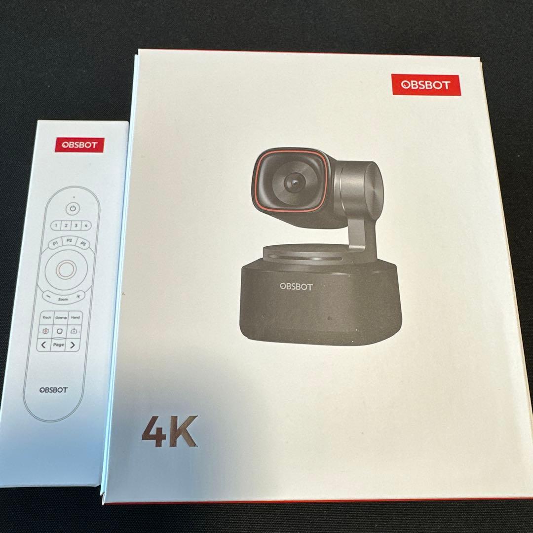 【新品/動作確認のみ使用】OBSOT Tiny2 4Kカメラ＋リモコン