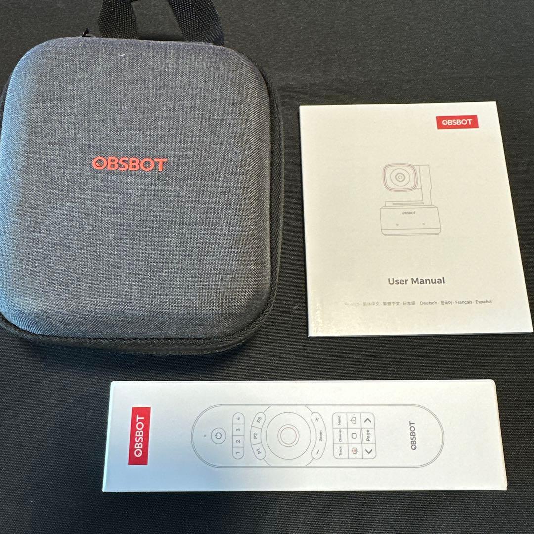 【新品/動作確認のみ使用】OBSOT Tiny2 4Kカメラ＋リモコン