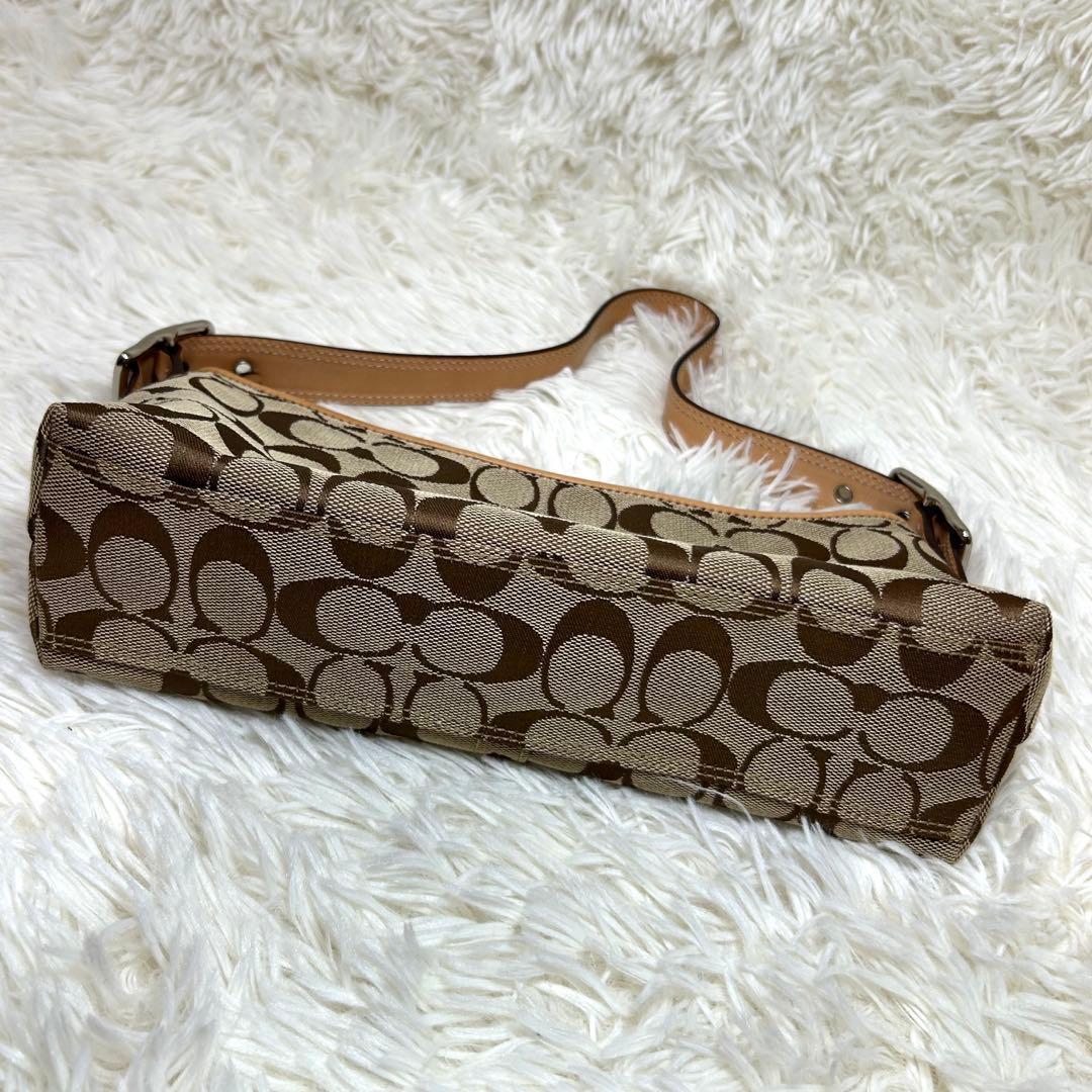 極美品✨COACH シグネチャー　ハンドバッグ　ワンショルダー