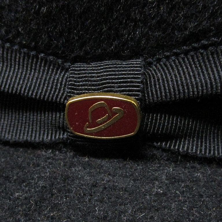 Borsalino ボルサリーノ 中折れ アンゴラハット 62cm ブラック