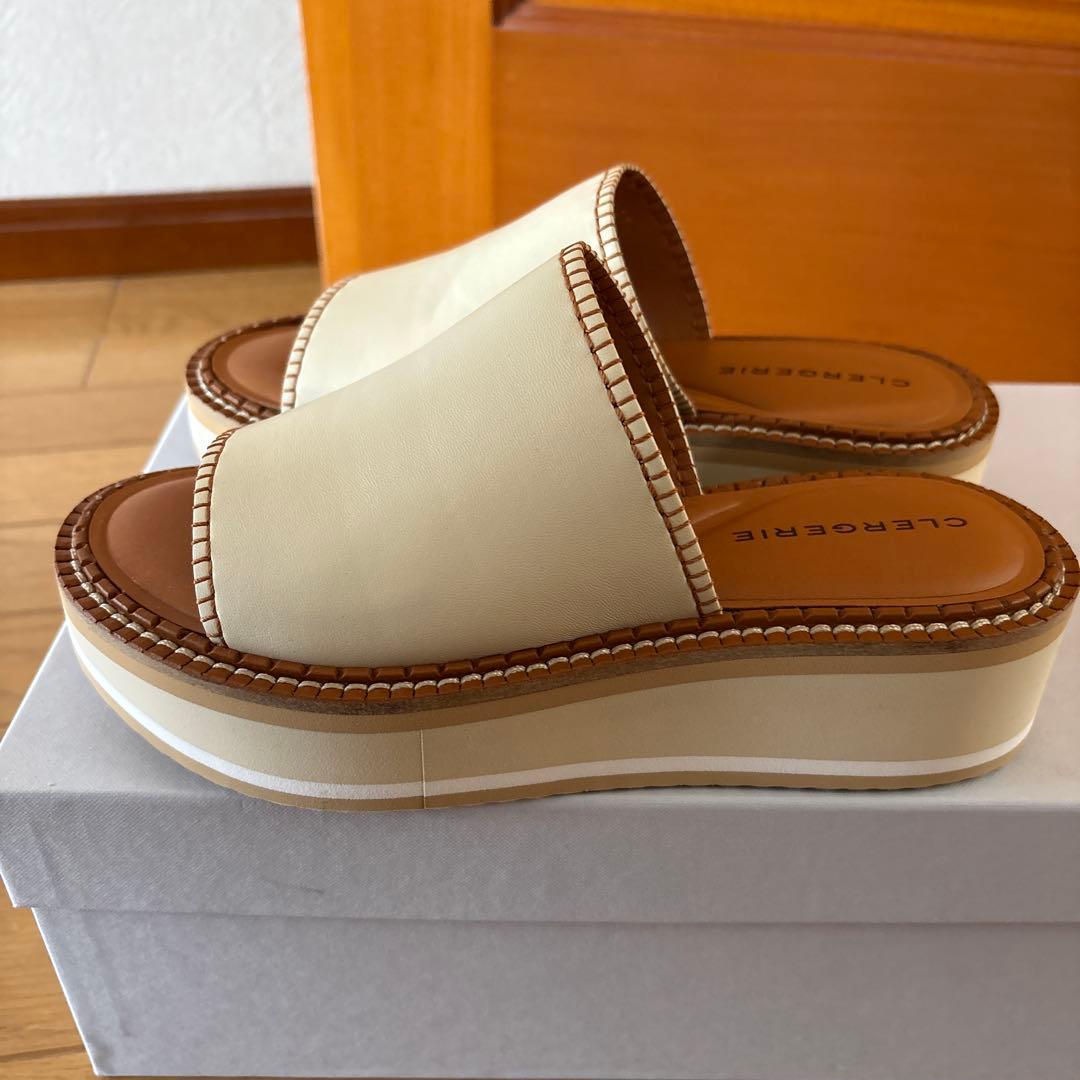 CLERGERIE プラットフォームサンダル　36