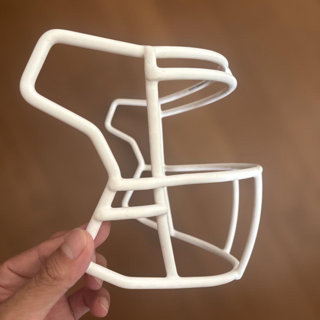 r*r様 フットボールヘルメット用ホワイトフェイスマスク