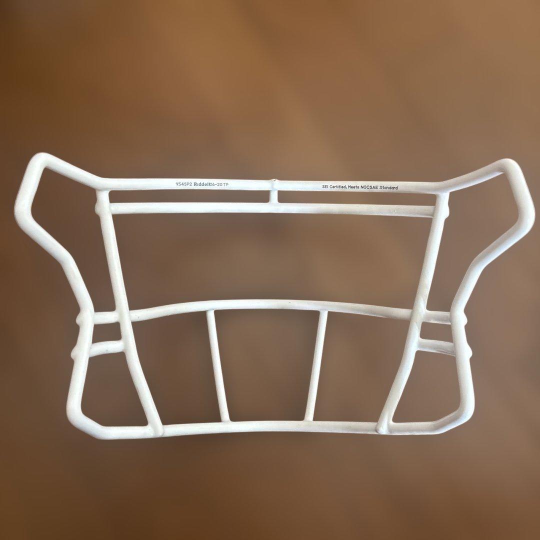 r*r様 フットボールヘルメット用ホワイトフェイスマスク