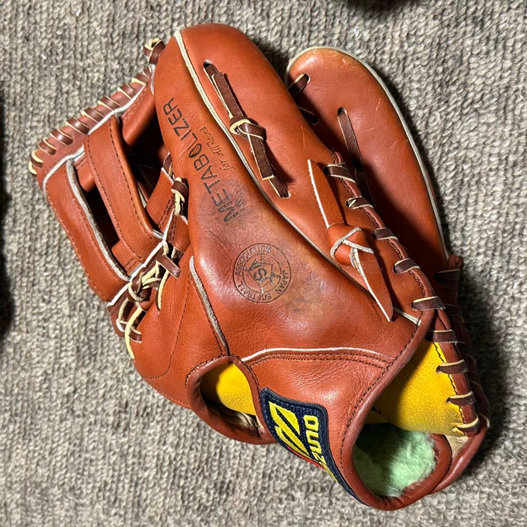 Mizuno ブラウンレザーグローブ 4点