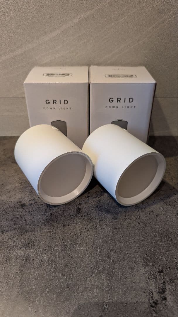 【ほぼ未使用】アートワークデザイン ダクトレールライト GRID 2個セット