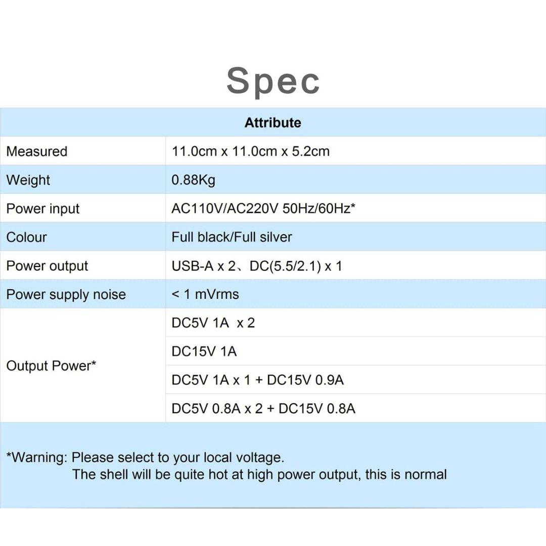 トッピング P50 リニア電源 トッピング用 110V-240V (シルバー)