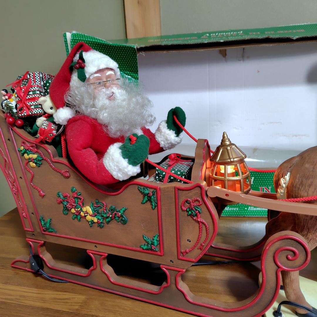 クリスマスのサンタさんとトナカイ (良く読んて下さいませ)　箱なしです。