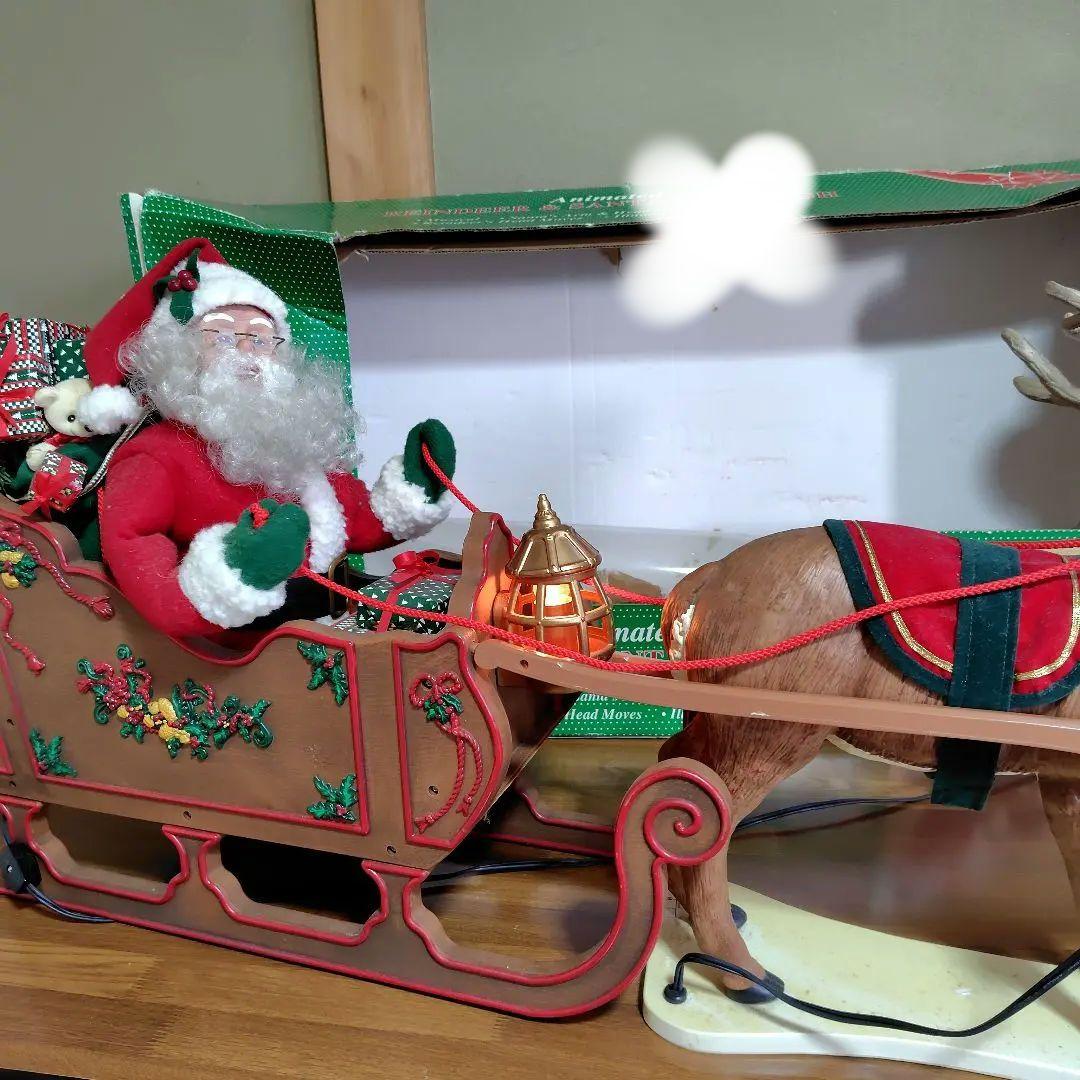 クリスマスのサンタさんとトナカイ (良く読んて下さいませ)　箱なしです。