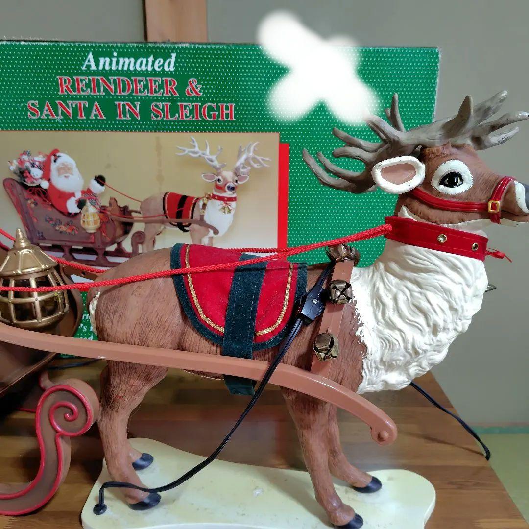 クリスマスのサンタさんとトナカイ (良く読んて下さいませ)　箱なしです。