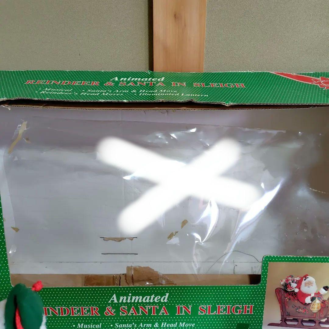 クリスマスのサンタさんとトナカイ (良く読んて下さいませ)　箱なしです。