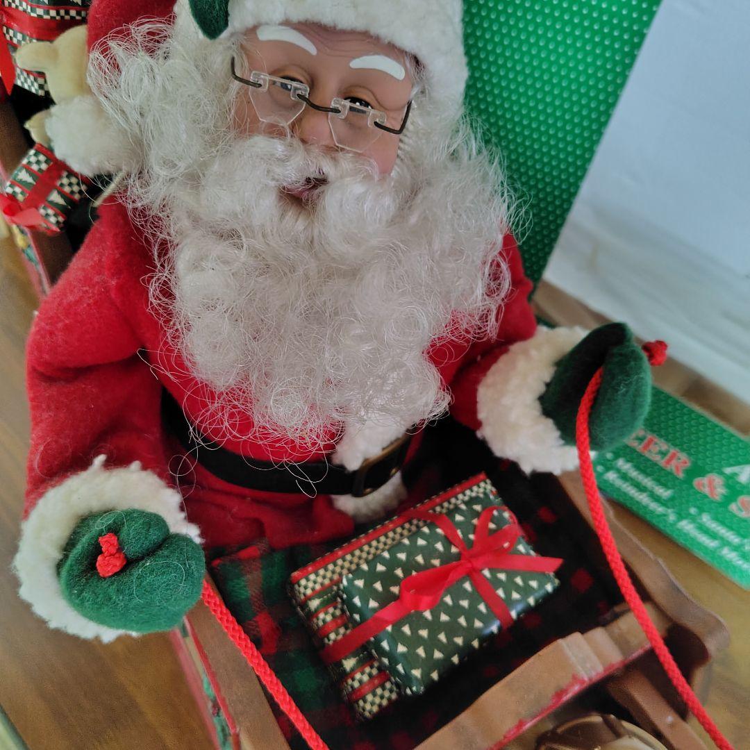 クリスマスのサンタさんとトナカイ (良く読んて下さいませ)　箱なしです。