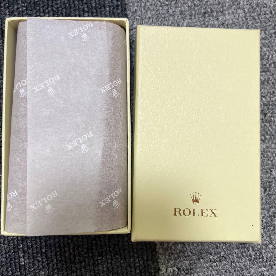 ROLEX ブラウンレザーキーケース+ ハンカチ2枚