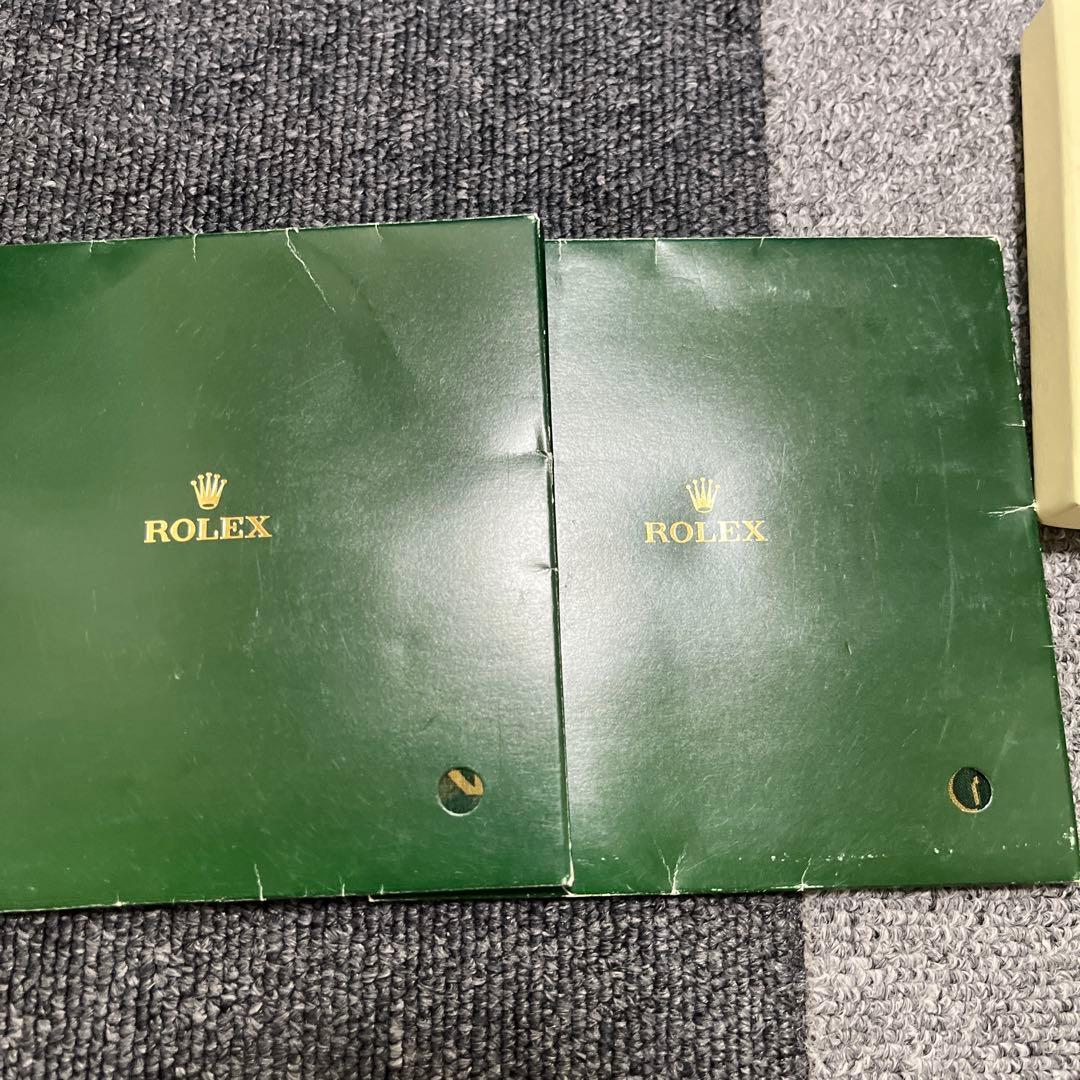 ROLEX ブラウンレザーキーケース+ ハンカチ2枚