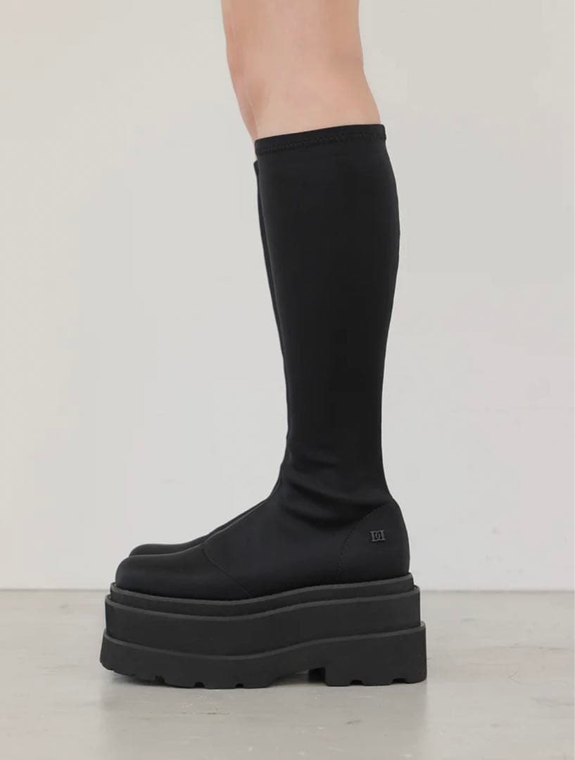 saya　Darich ウルトラストレッチフラットブーツ　Mサイズ