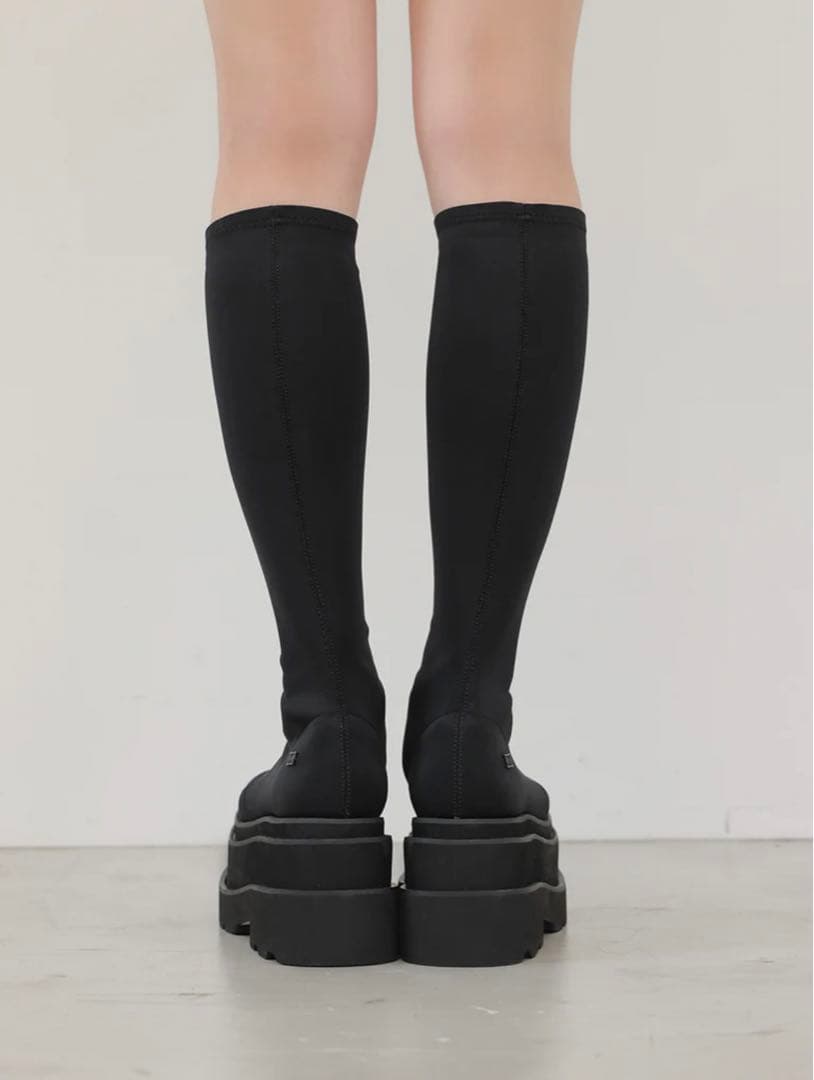 saya　Darich ウルトラストレッチフラットブーツ　Mサイズ