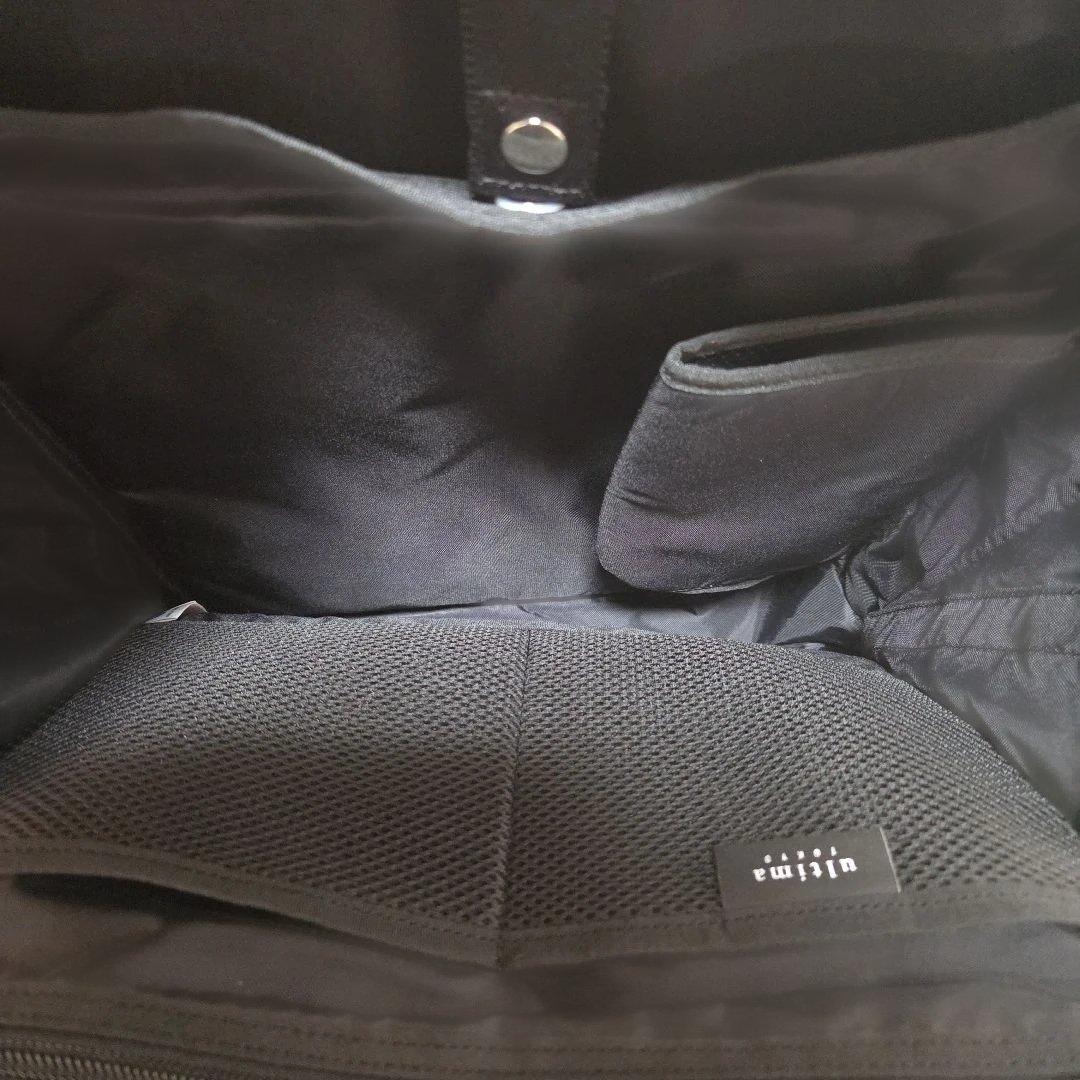 未使用近い ウルティマトーキョー リュック　レザー シボ革 ブラック A4可