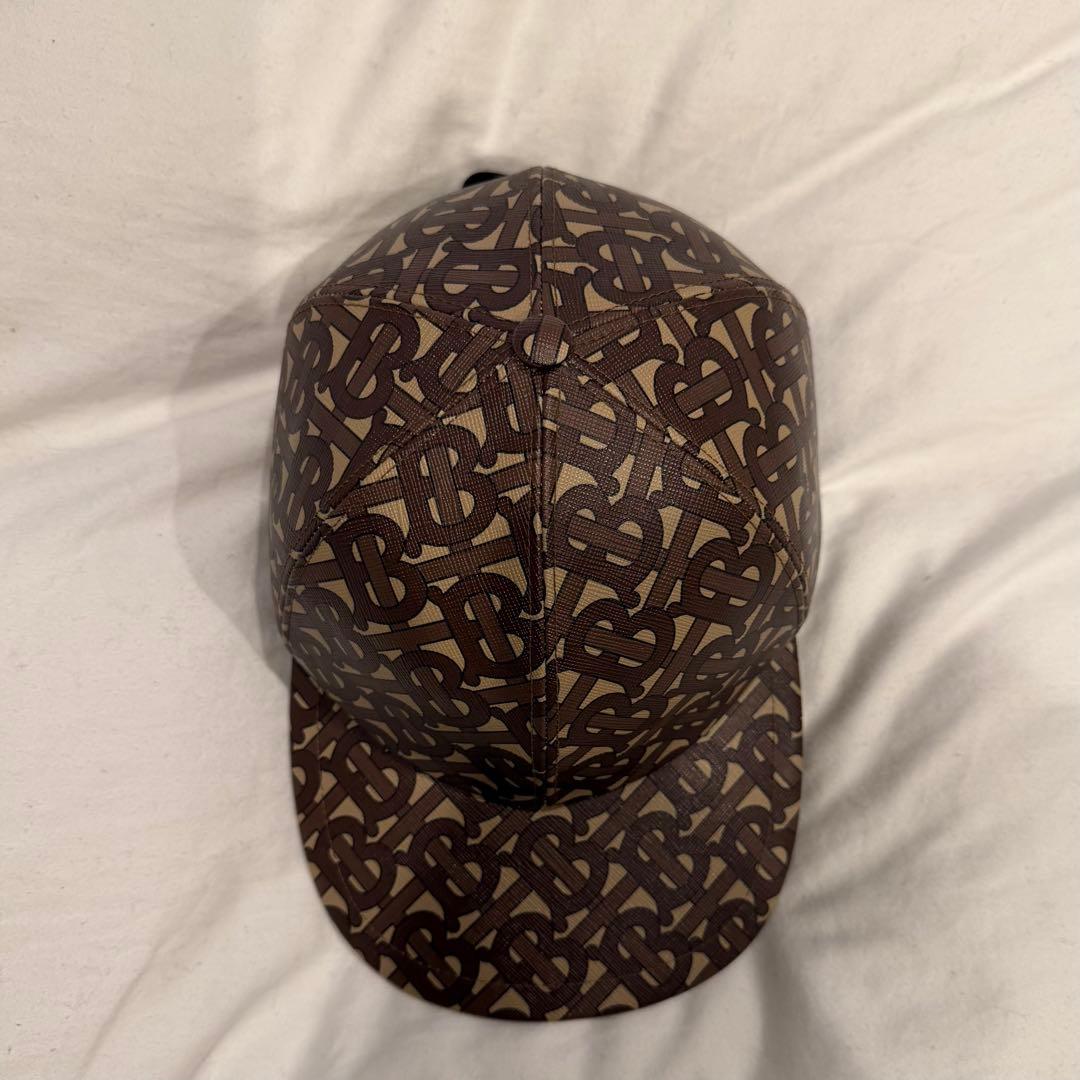 バーバリー モノグラムプリント ベースボールキャ ップ